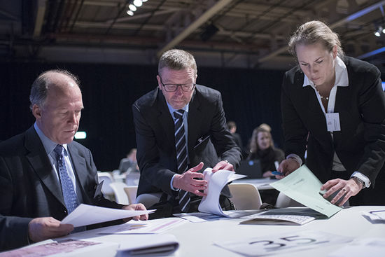 Austausch mit Vertretern der EU-Kommission, Konferenz Rotterdam (2016). Foto: RVO Netherlands